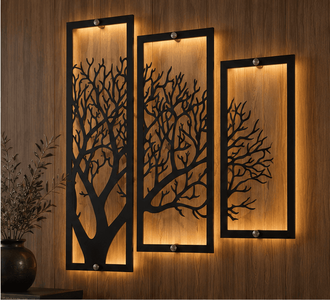 Panel decorativo Árbol de Luz